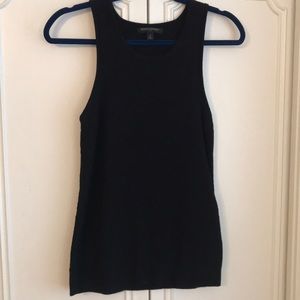 Black sweater tank